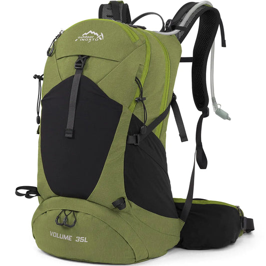 IX INOXTO TrailSeeker 35L - Waterproof Outdoor Backpack with Water Bladder